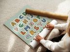 Retro ABC Alphabet Print