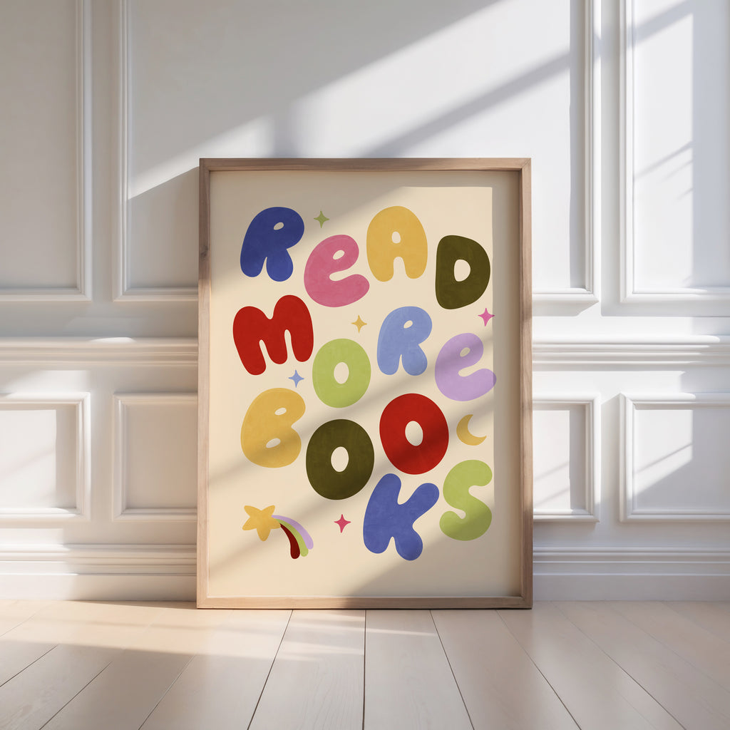 Read More Books Print - Blue/Green