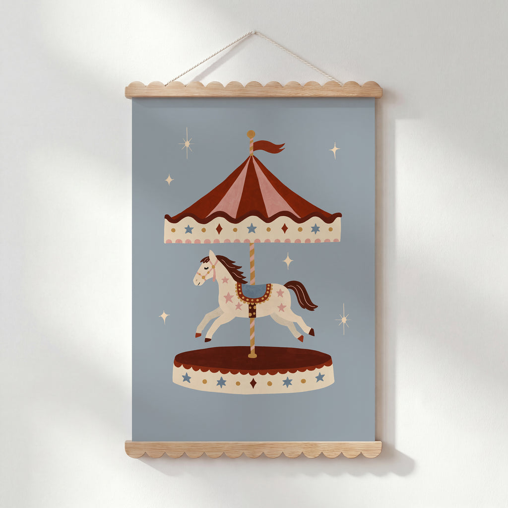 Carousel Horse Print