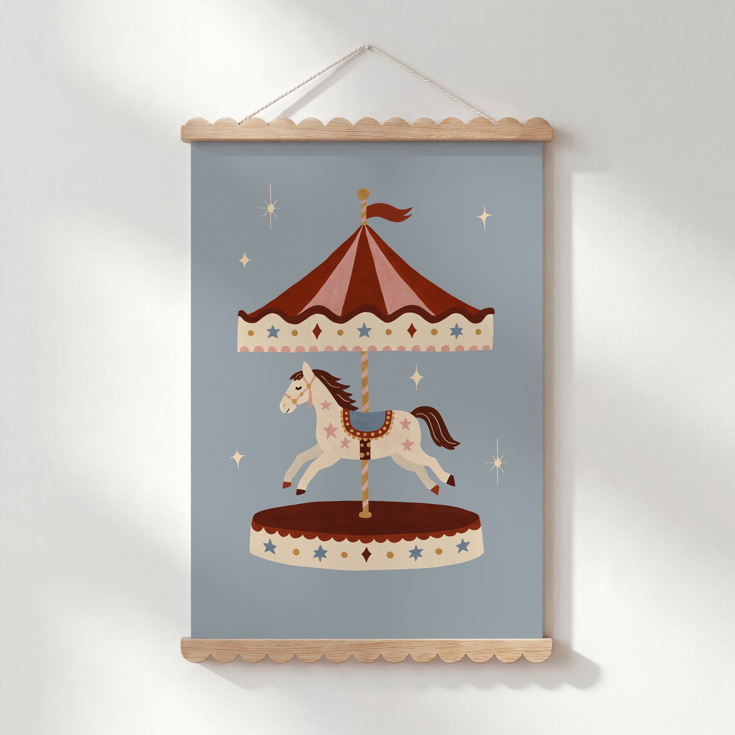 Carousel Horse Print
