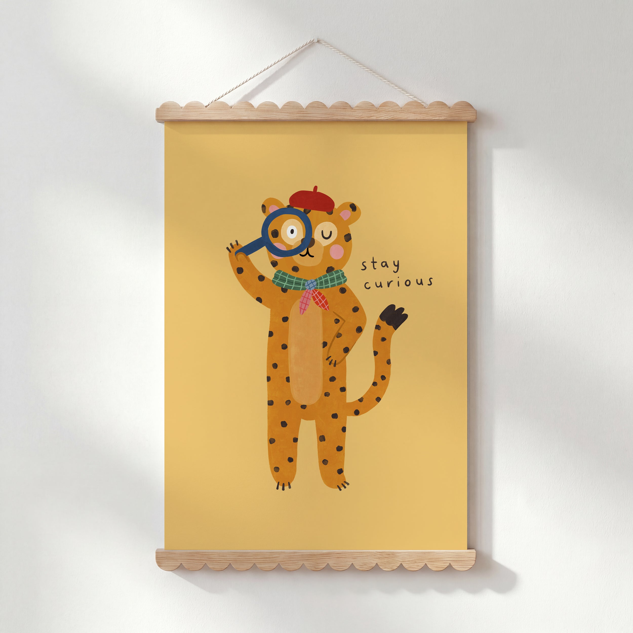 Stay Curious Leopard Print