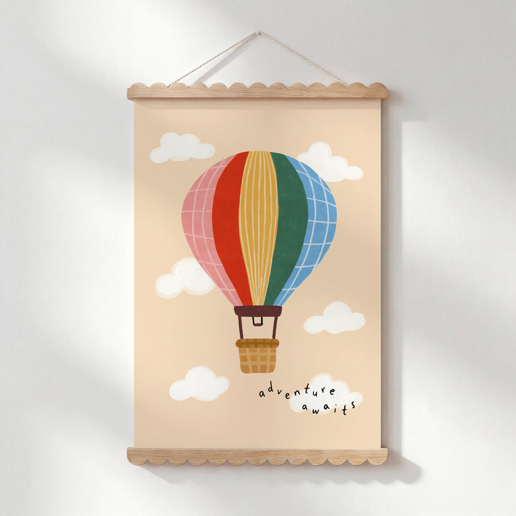 Hot Air Balloon Adventure Awaits Print
