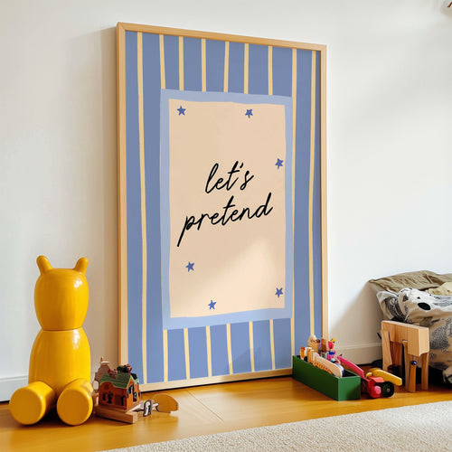 Let's Pretend Blue Print