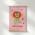 Be Brave Lion Print - Pink