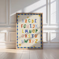 Simple ABC Alphabet Blue Print