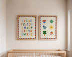 Simple ABC Alphabet Red Print