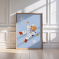 Space Astronaut Bear Print