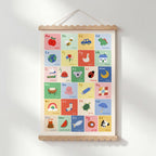 Modern Alphabet Print - ABC Poster for Kids