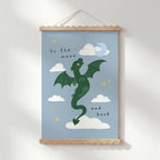 To the Moon & Back Dragon Print