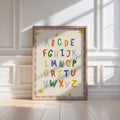 Simple ABC Pink Alphabet Print