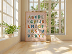 Retro ABC Alphabet Print