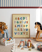 Retro ABC Alphabet Print