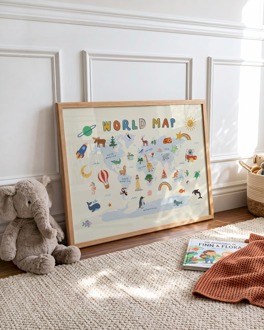 World Map Print
