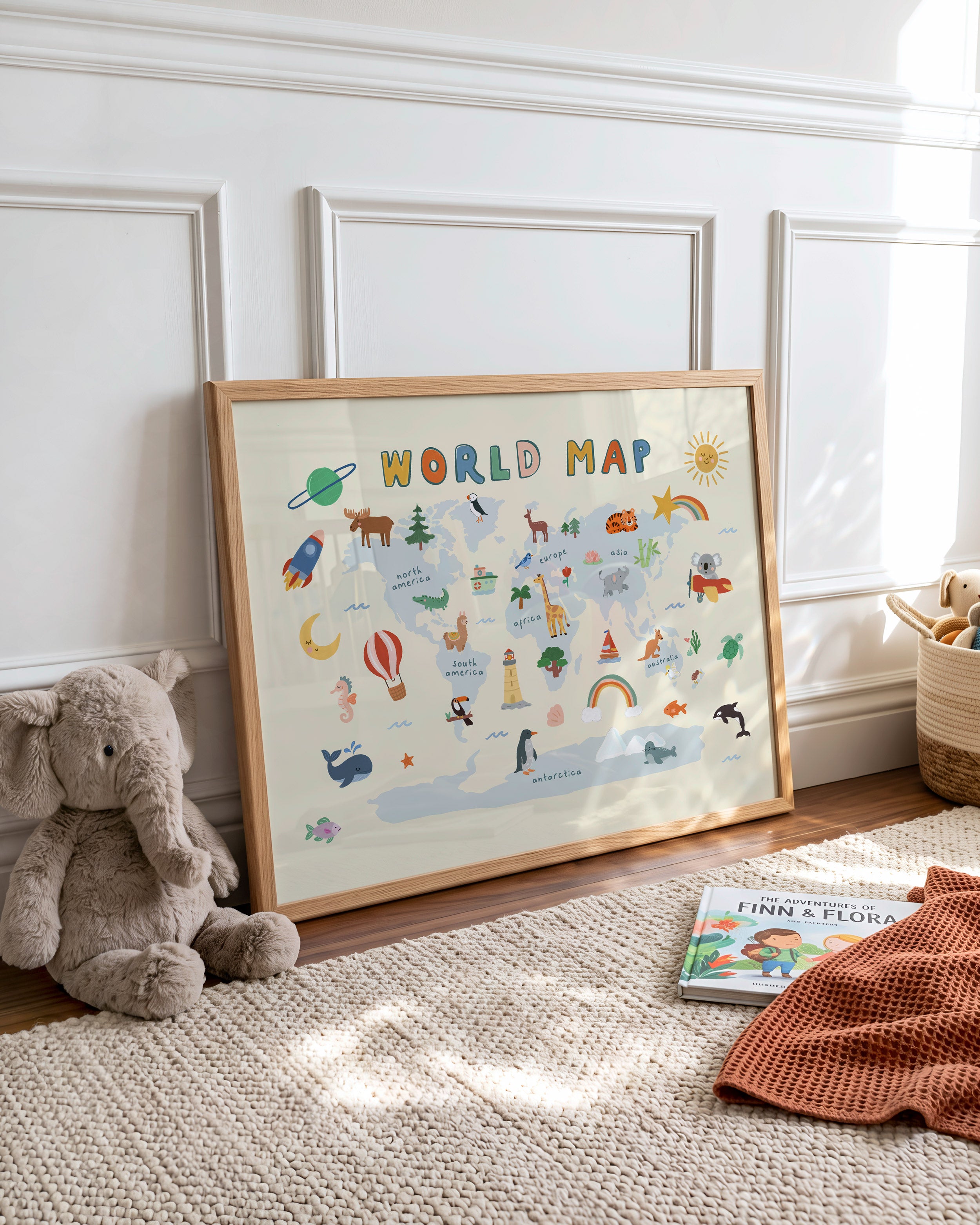 World Map Print