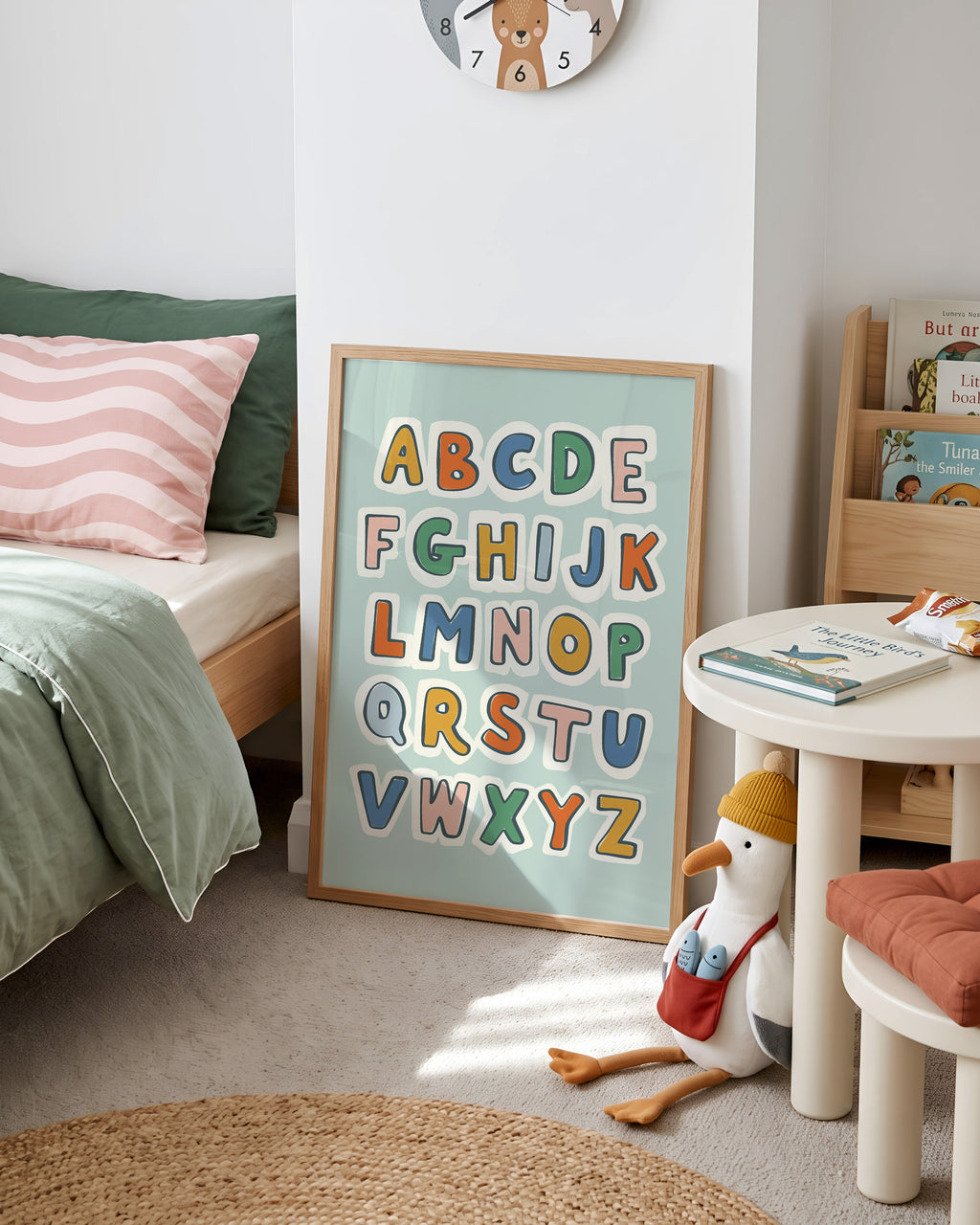 Retro ABC Alphabet Print