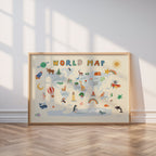 World Map Print