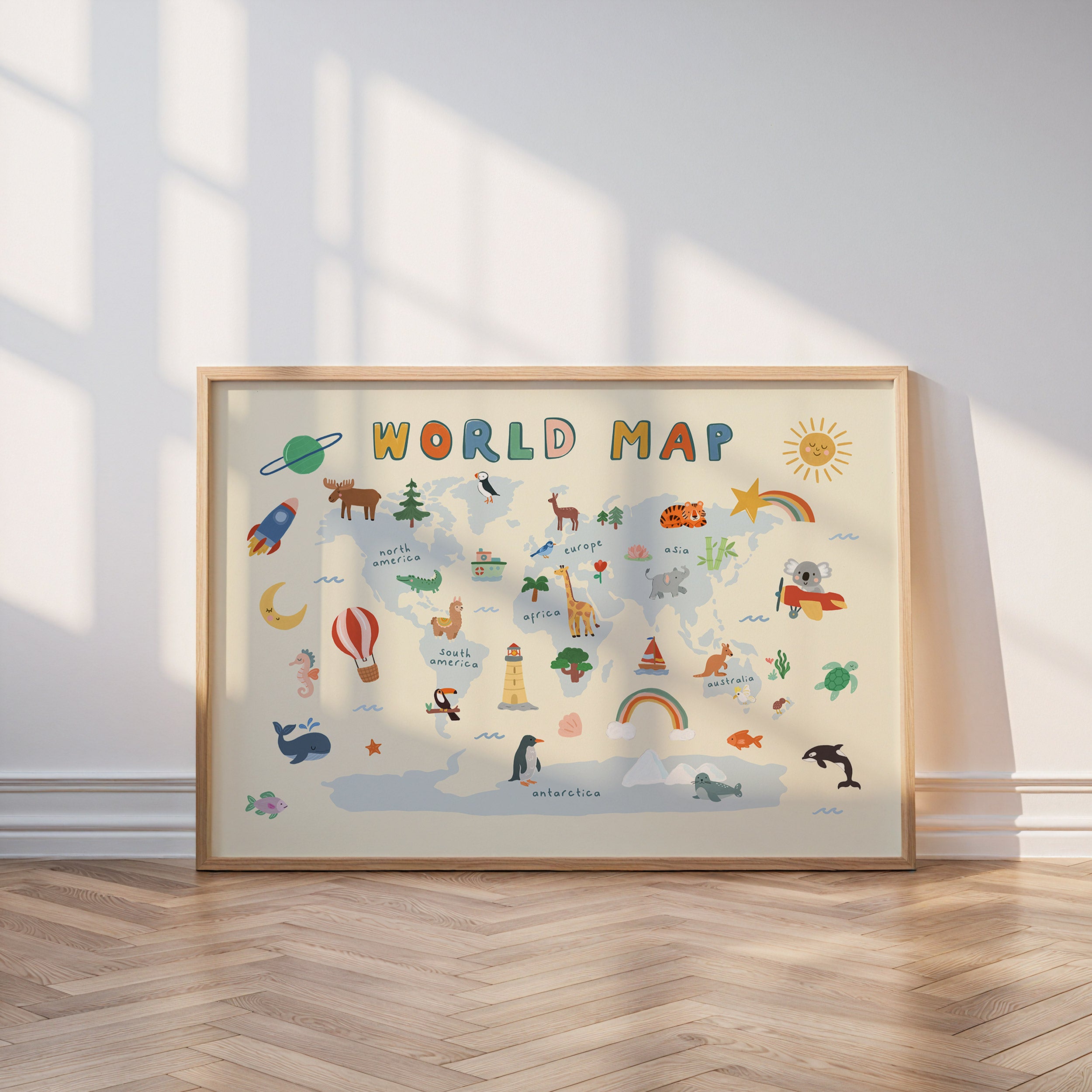 World Map Print