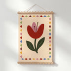 Red Tulip Print