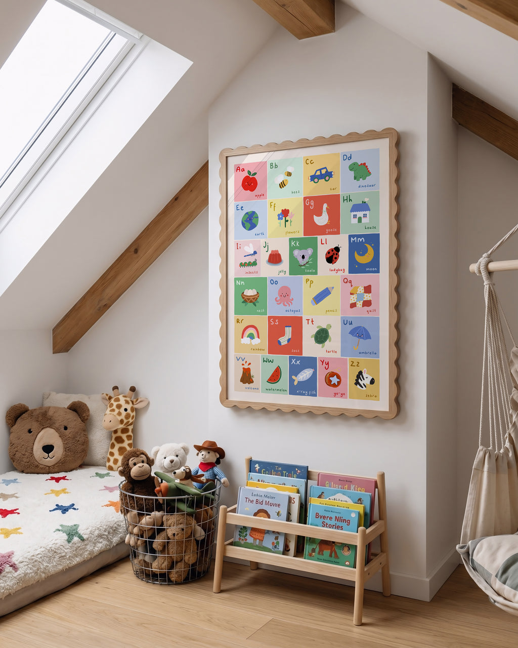 Modern Alphabet Print - ABC Poster for Kids