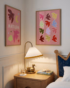 Flying Birds Print - Pink