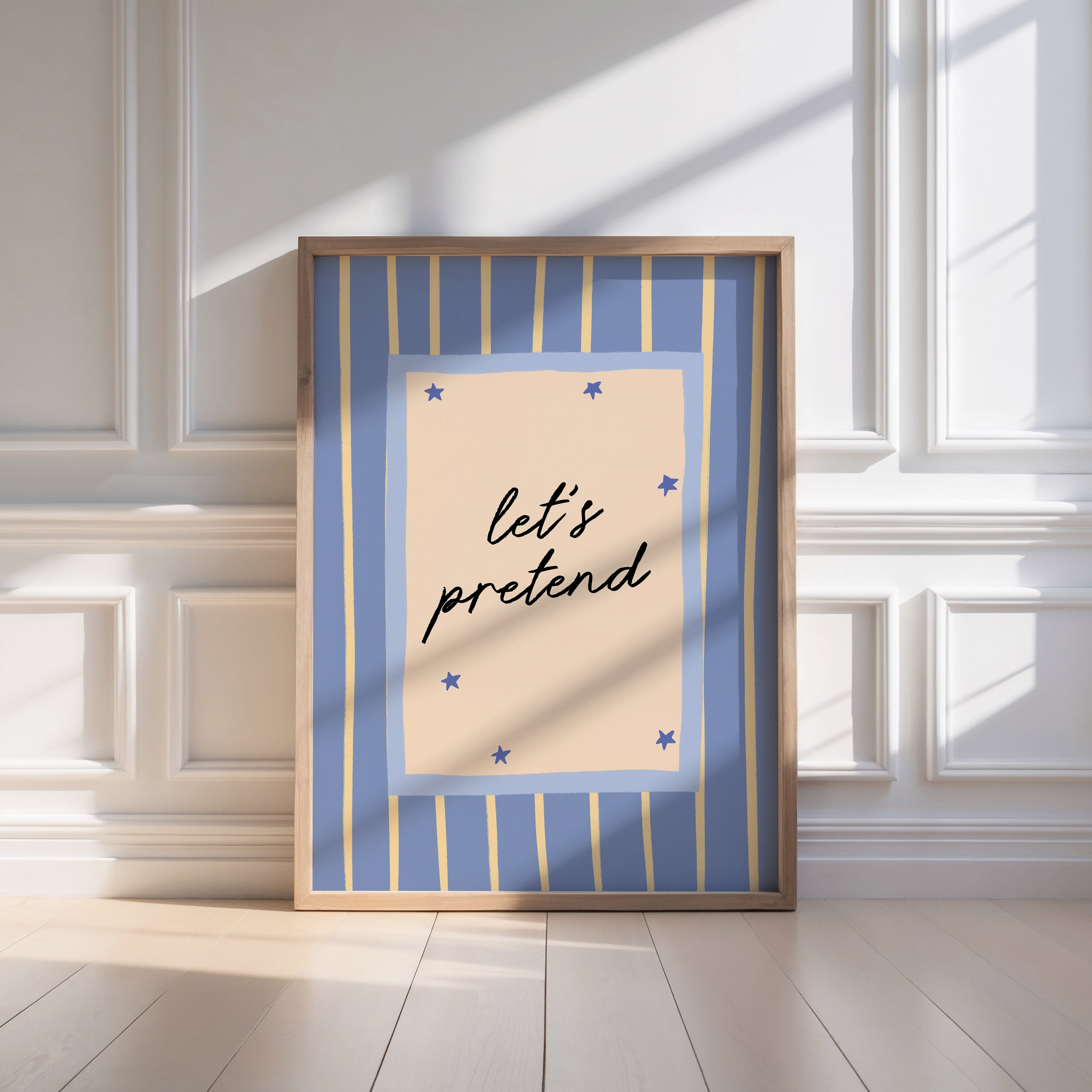Let's Pretend Blue Print