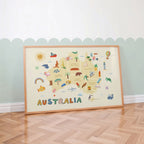 Australia Map Print