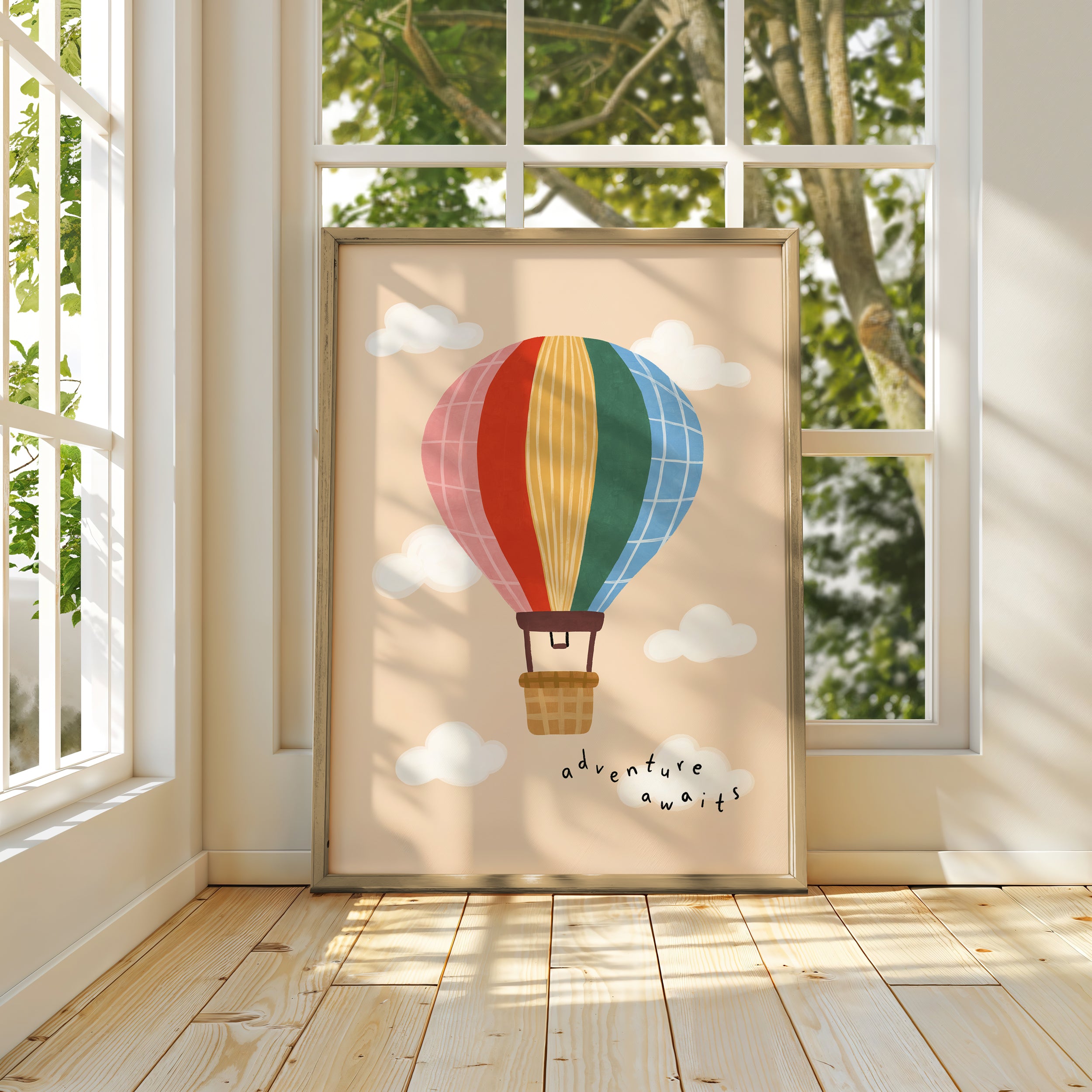 Hot Air Balloon Adventure Awaits Print