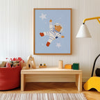 Space Astronaut Bear Print
