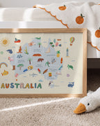 Australia Map Print