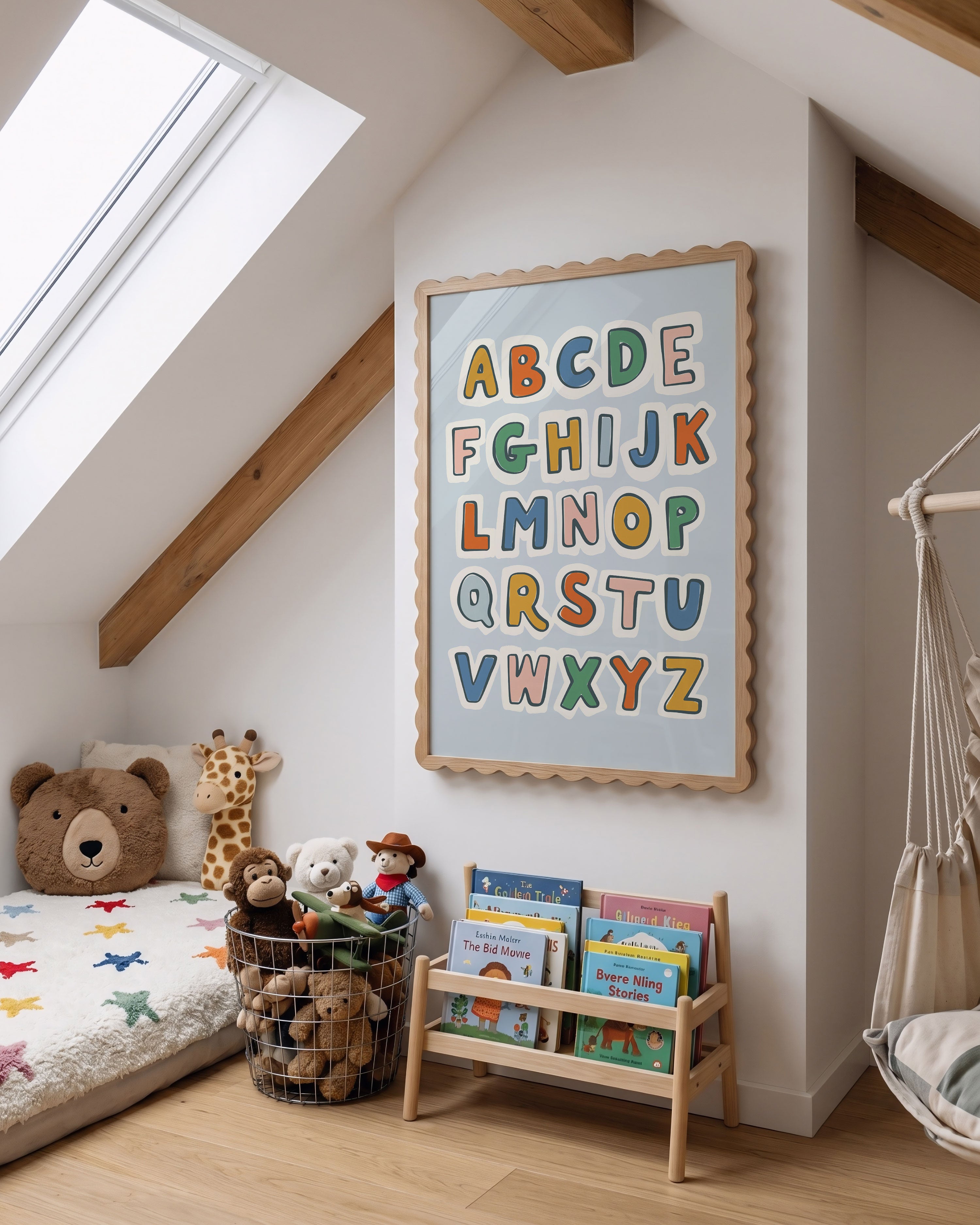 Retro ABC Alphabet Print