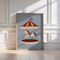 Carousel Horse Print