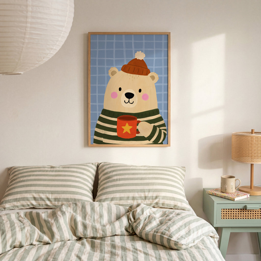 Cosy Bear Print