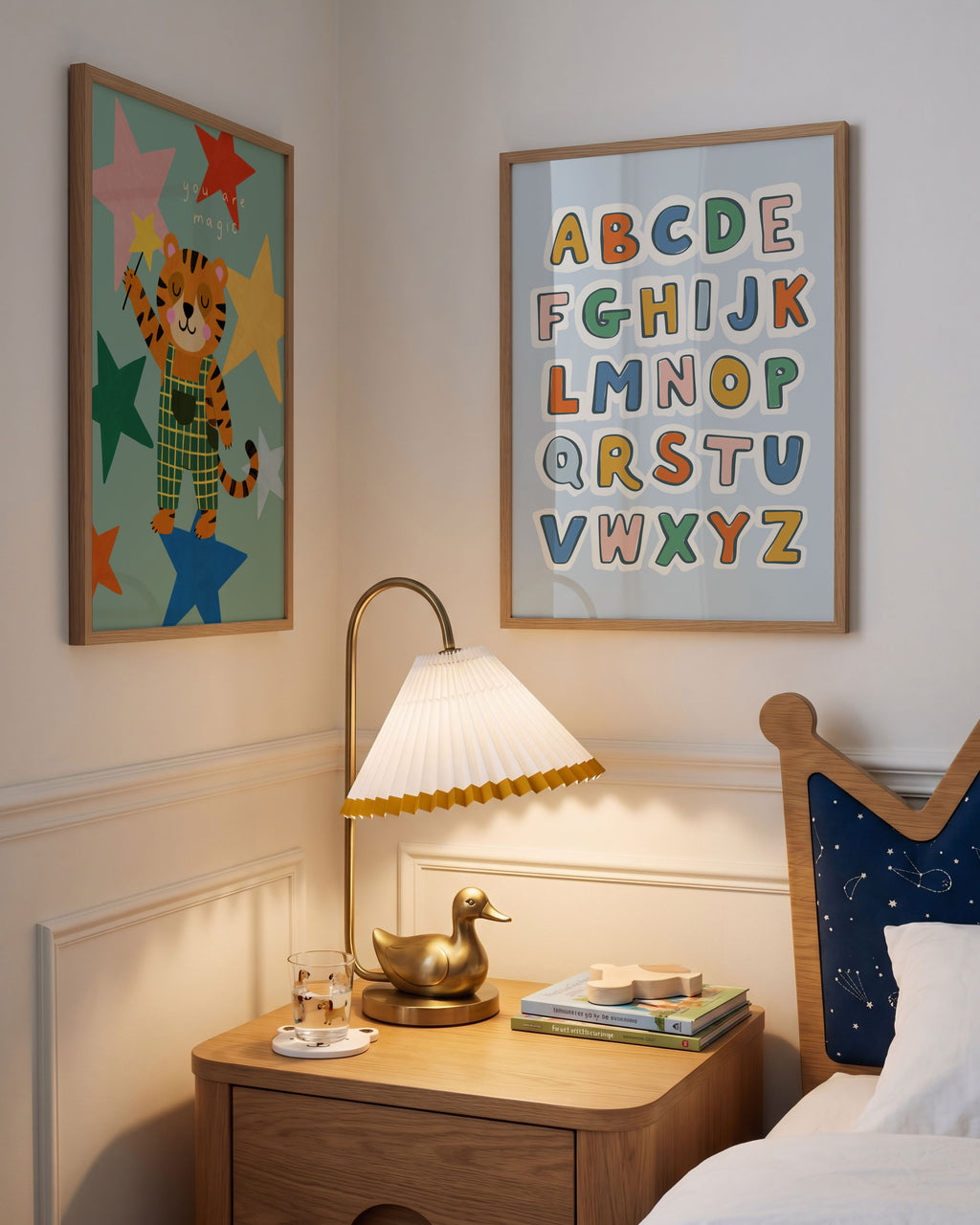 Retro ABC Alphabet Print