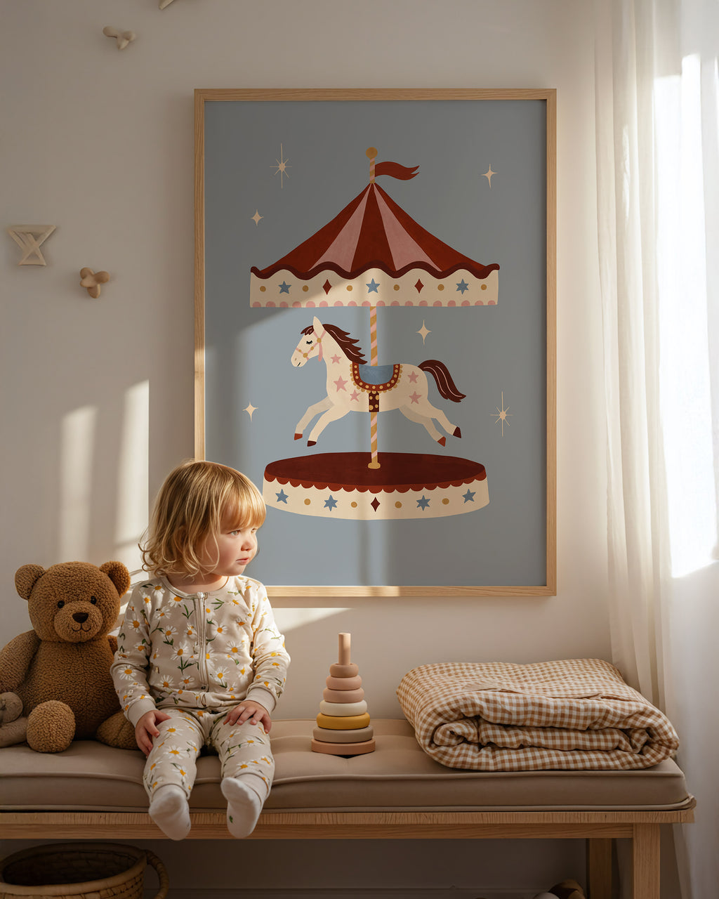 Carousel Horse Print