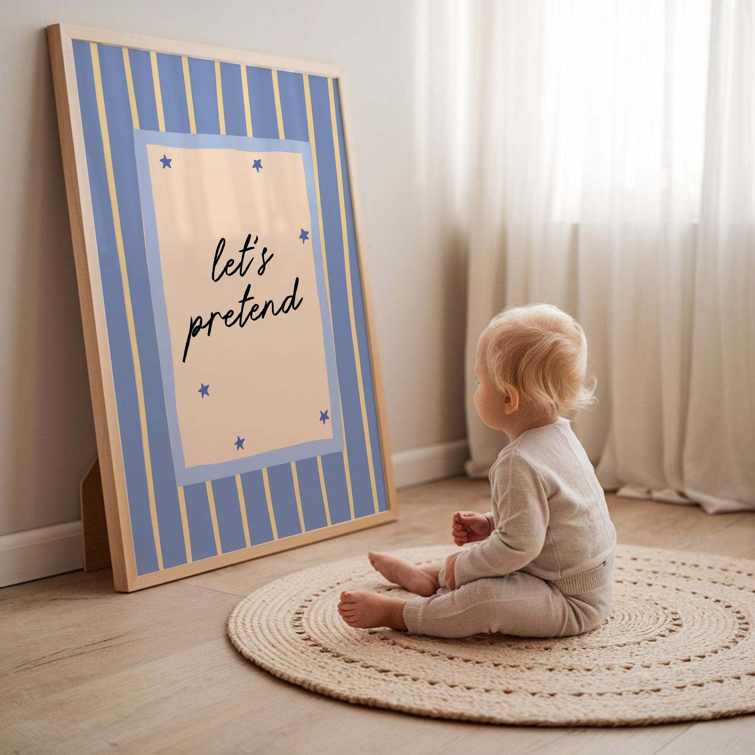 Let's Pretend Blue Print