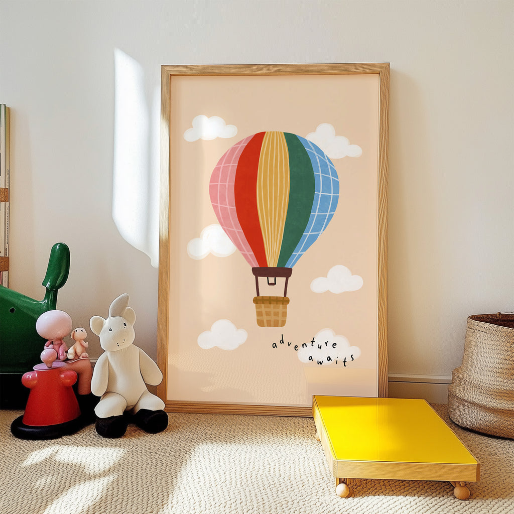 Hot Air Balloon Adventure Awaits Print