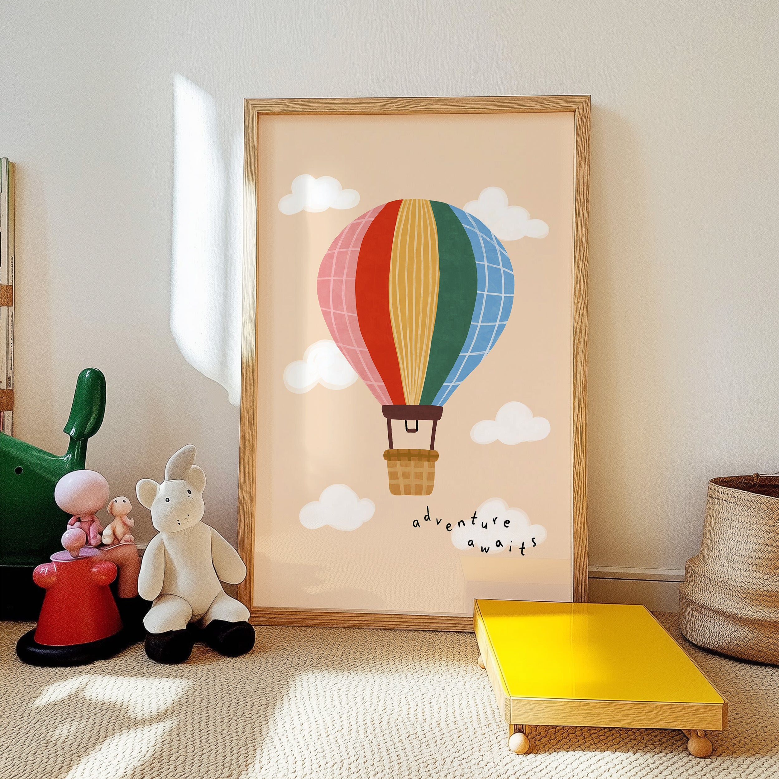 Hot Air Balloon Adventure Awaits Print