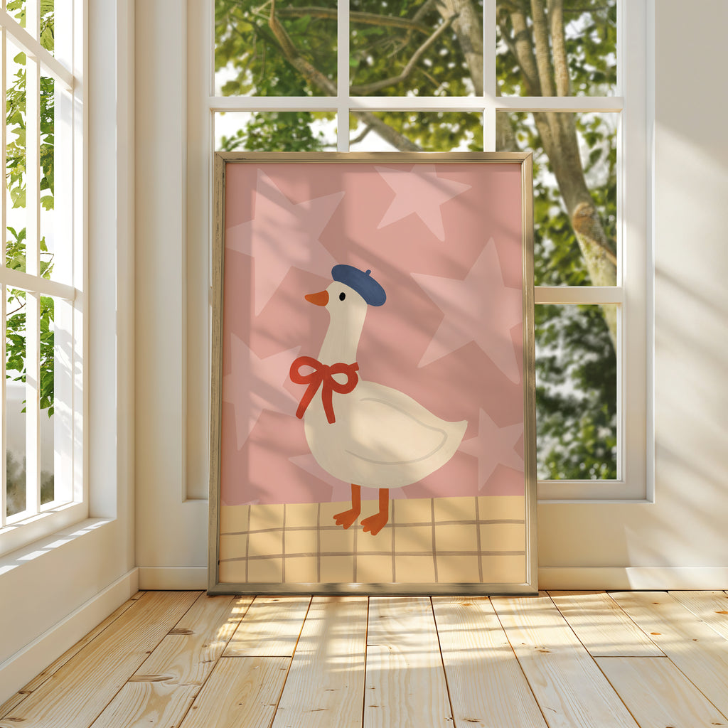 Goose Nursery Print