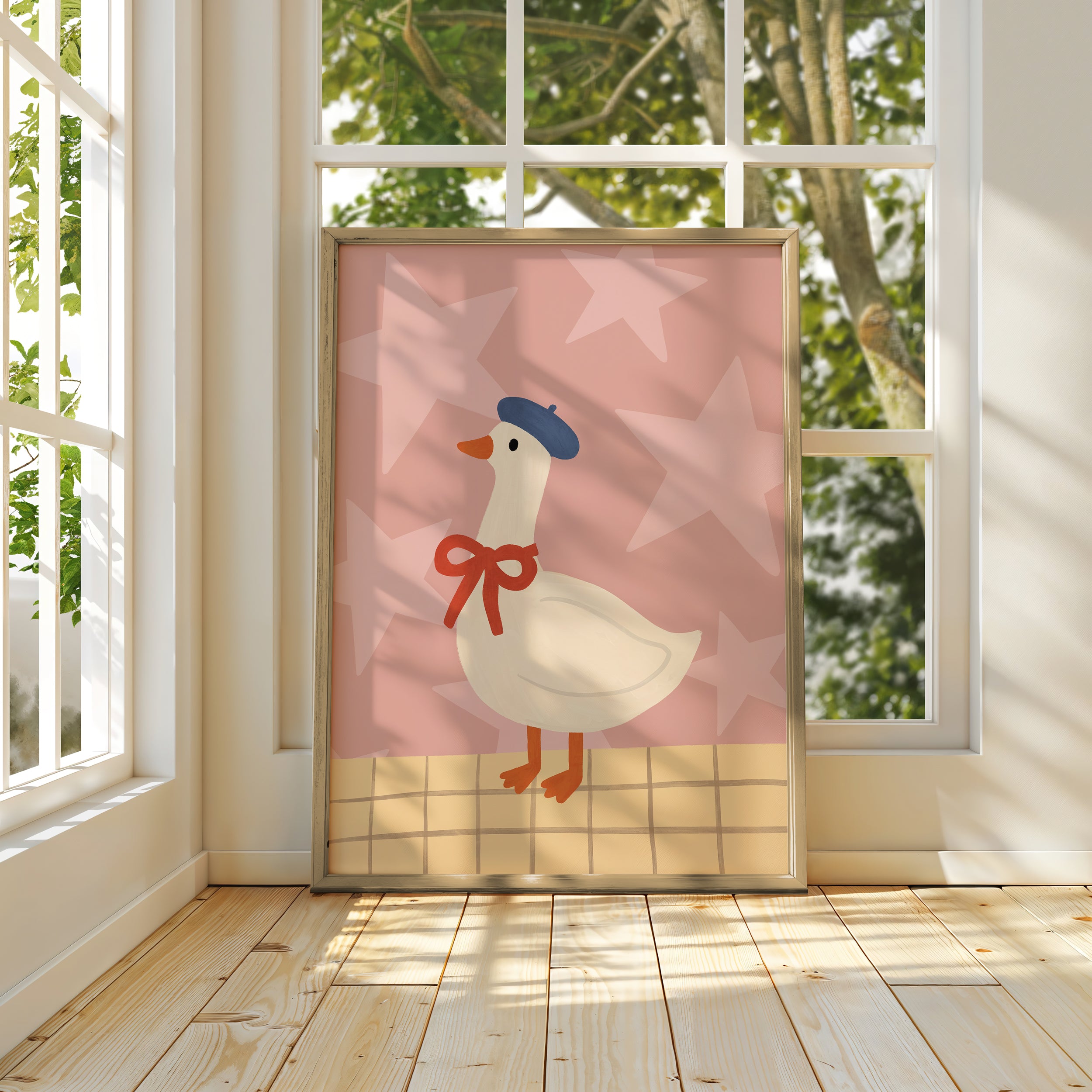 Goose Nursery Print