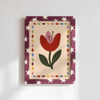 Red Tulip Print