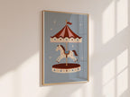 Carousel Horse Print