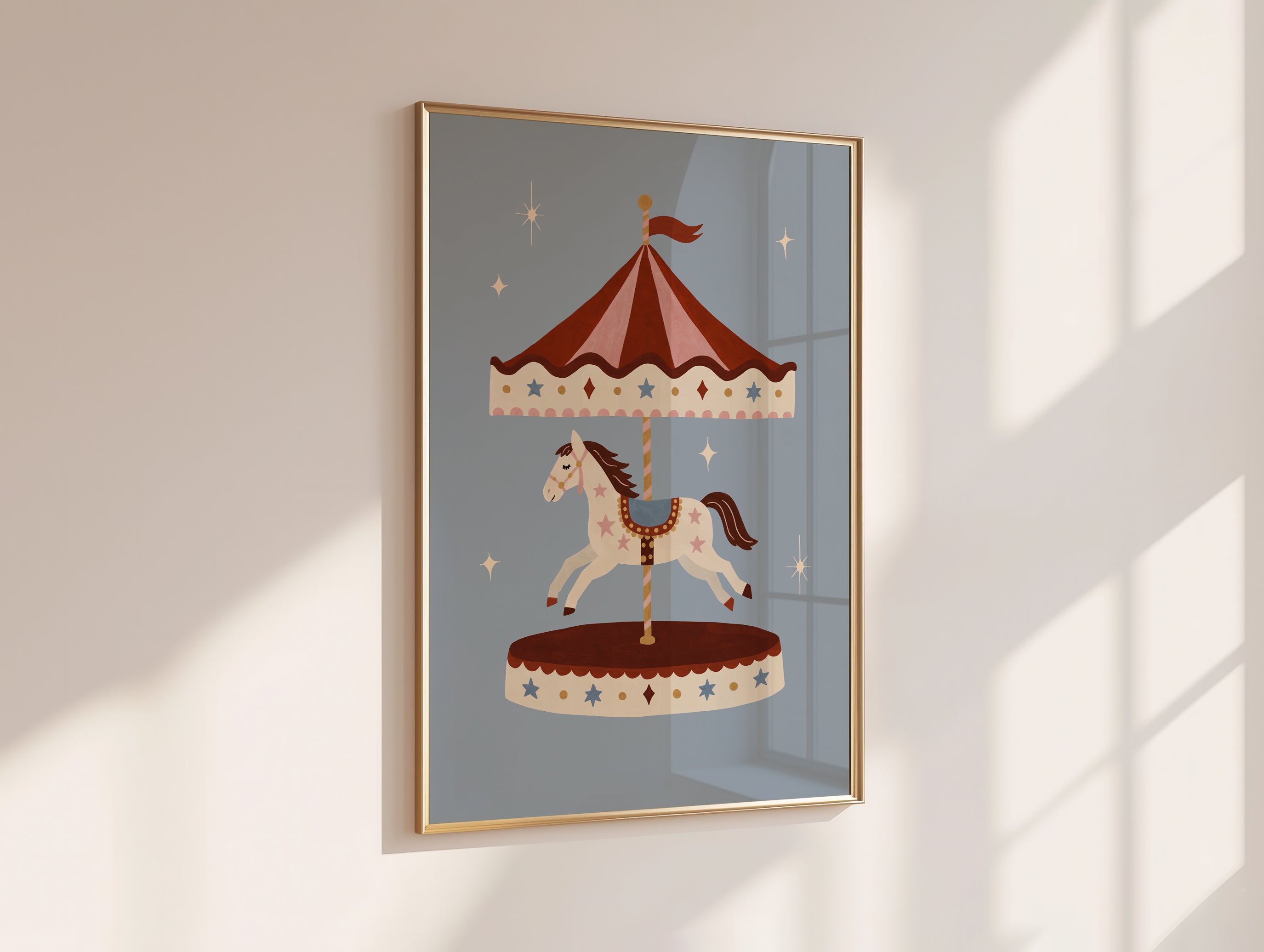 Carousel Horse Print