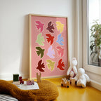 Flying Birds Print - Pink