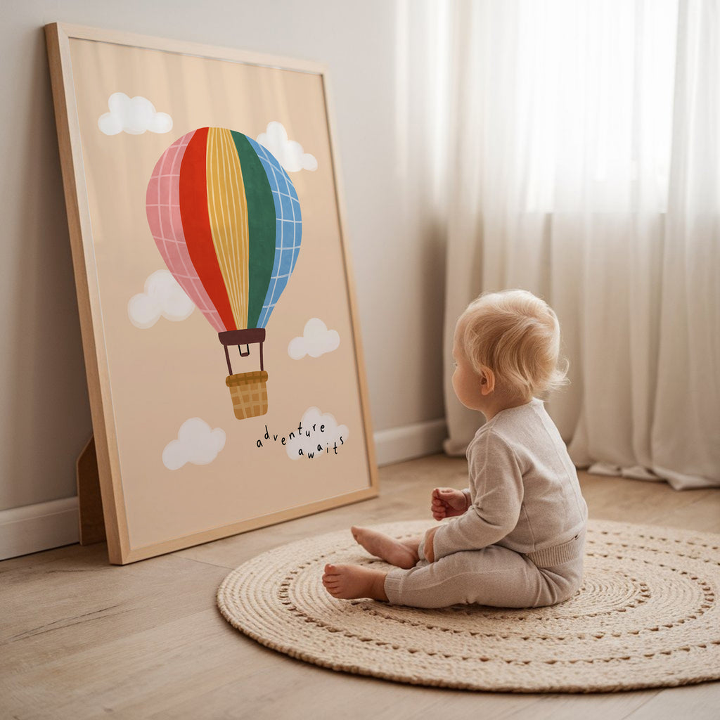 Hot Air Balloon Adventure Awaits Print