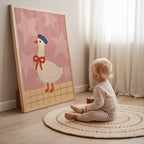 Goose Nursery Print