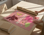 Personalised Bird Name Print - Pink