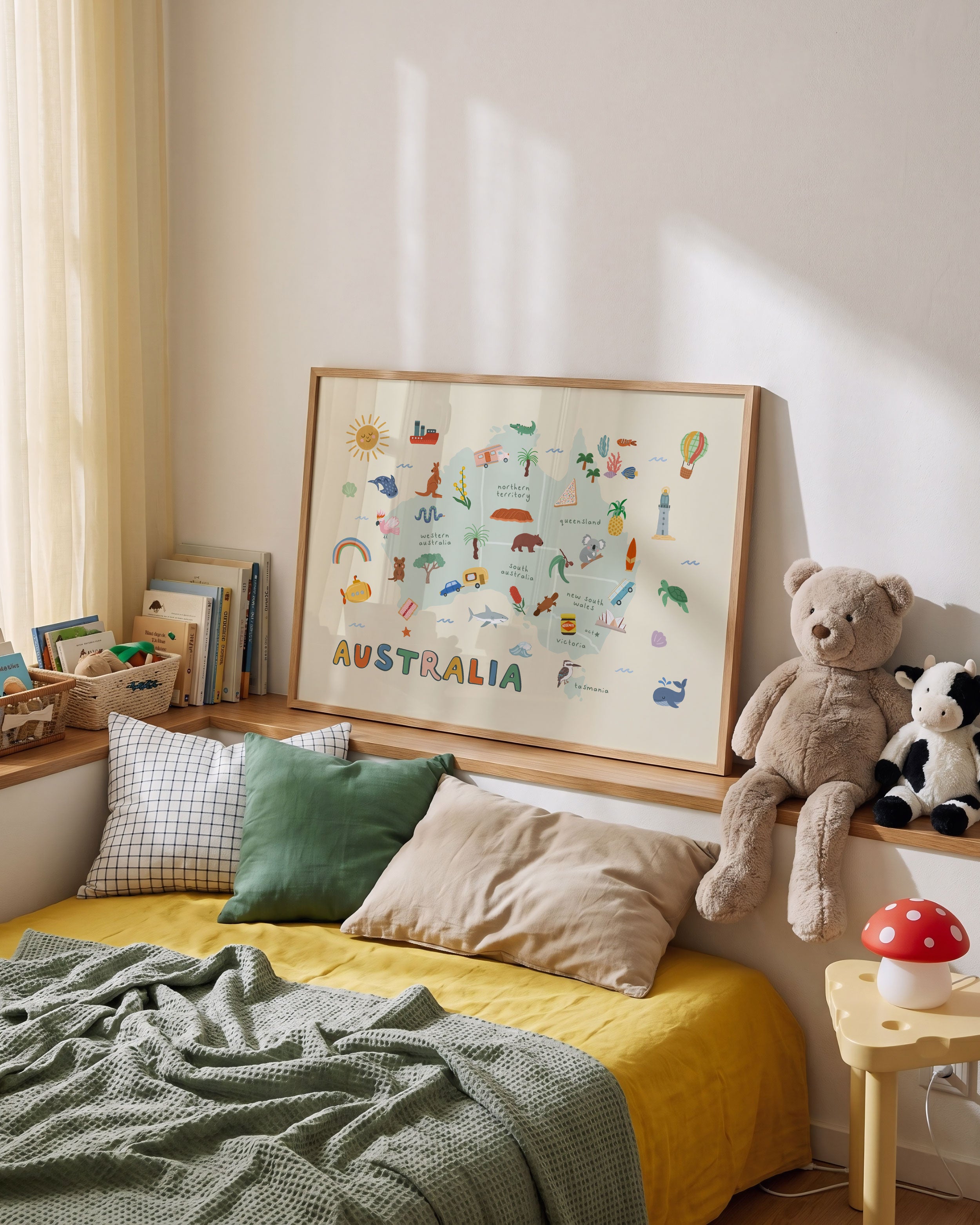 Australia Map Print