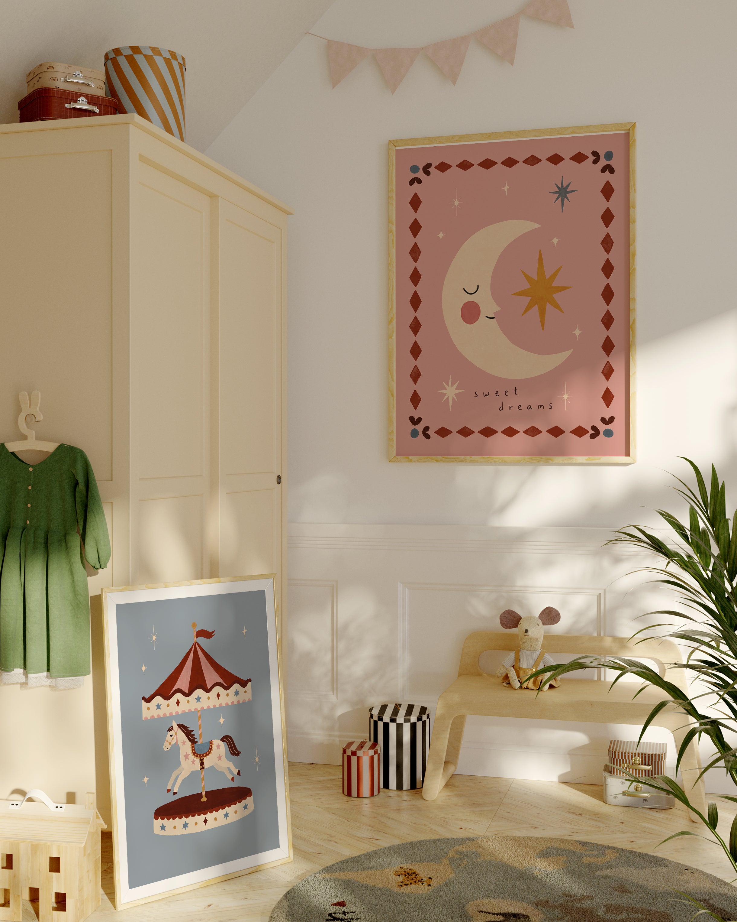Carousel Horse Print