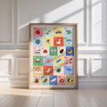 Modern Alphabet Print - ABC Poster for Kids