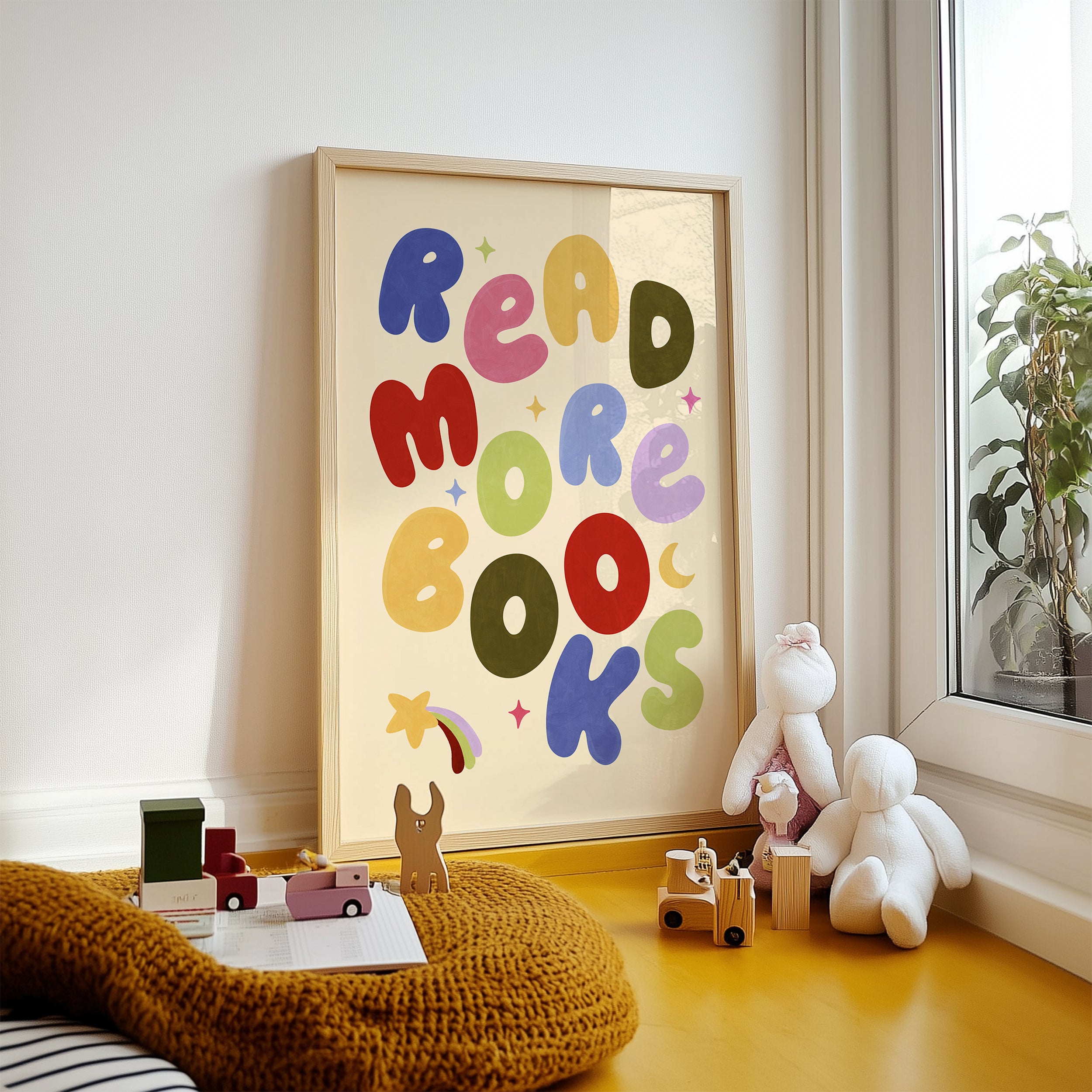 Read More Books Print - Blue/Green